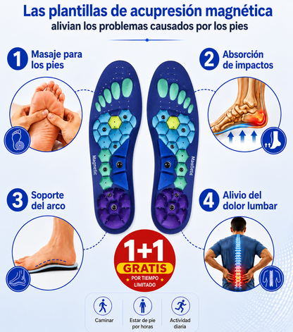 Plantillas de Acupresión Magnética - Comodidad Y Alivio Para Tu Día A Día - Aphoria Step™